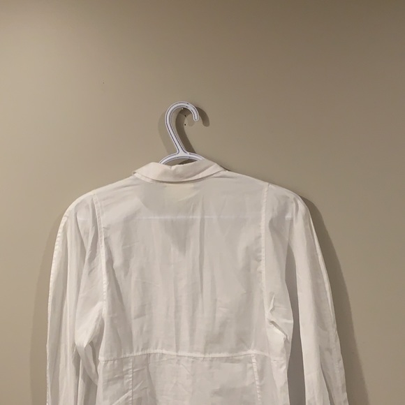 🆕 Anthropologie Maeve White Button Down Blouse - Women’s Size 2 - Picture 7 of 10
